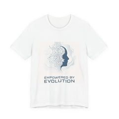 Evolution Tech Tee — "Empowered by Evolution" Circuit Brain T-Shirt