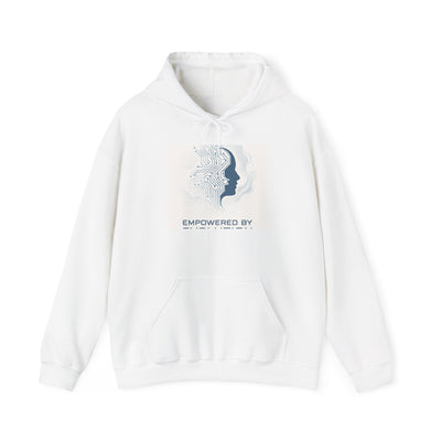 Empowered By Mindfulness Hoodie — Inspirational Self-Care Graphic Sweatshirt