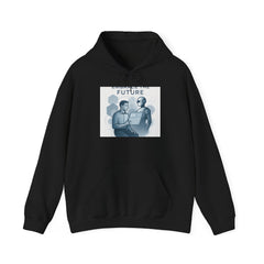 Hoodie - Embracing the Future Vintage Tech Illustration Hoodie