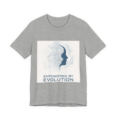 Evolution Tech Tee — "Empowered by Evolution" Circuit Brain T-Shirt