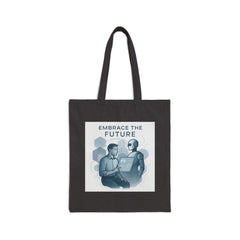Tote Bag — "Embrace the Future" Robot & Human Tech Tote