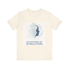 Evolution Tech Tee — "Empowered by Evolution" Circuit Brain T-Shirt