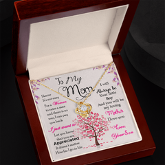 Love Knot Necklace from Son Happy Mothers Day