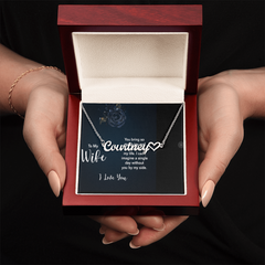 To My Wife Signature Necklace.