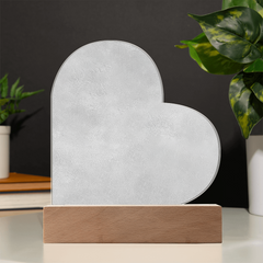 For Mom Acrylic Engraved Heart