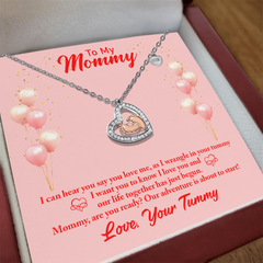 Baby Feet Necklace for Mother to Be