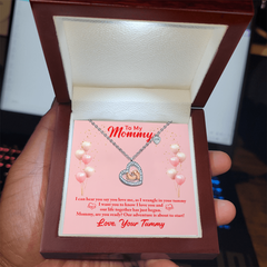 Baby Feet Necklace for Mother to Be